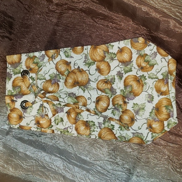 LONGABERGER BASKET AUTUMN TOTE LINER PUMPKIN PATCH 2003 - Picture 2 of 7